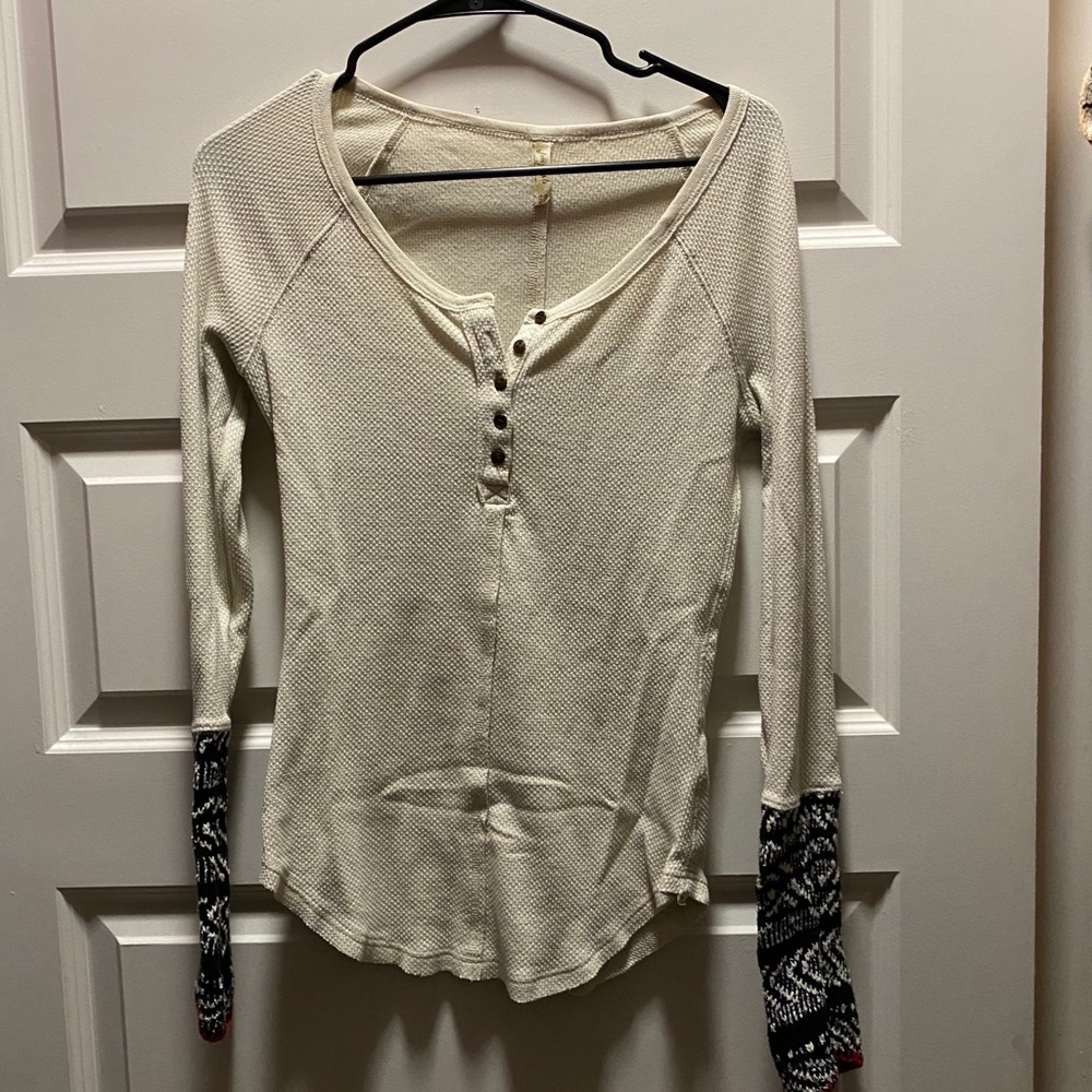 Free People In The Mix Cuff Thermal Top